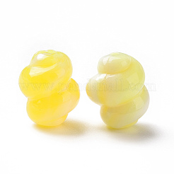 Perle acriliche opache bicolore&nbsp;OACR-P013-31B