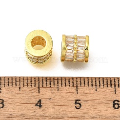 Estante de chapado de metal micro pavimentan abalorios de circonio cúbico&nbsp;KK-F883-05G
