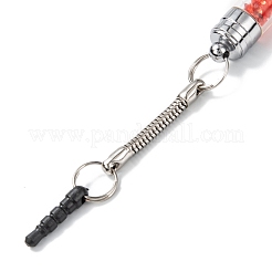 Stylet capacitif en forme de balle en plastique de fer pour écran tactile en silicone&nbsp;HJEW-G014-01C