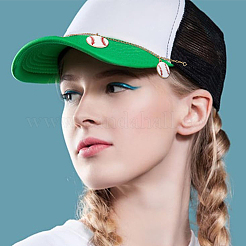 8 stücke 8 stile sport thema messing verdreht ketten hut kette&nbsp;HJEW-HY00061