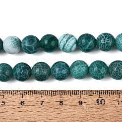 Chapelets de perle en agate naturelle teinte&nbsp;G-Q606-45A-02