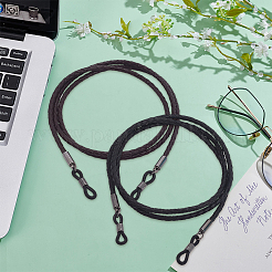 2 Stück 2 Farben Rindsleder-Halsband für Brillen&nbsp;AJEW-CL0004-78