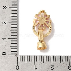 Micro latón allanan circonio cúbico veces aproximamente corchetes&nbsp;KK-B098-07G-02