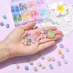 160pcs 8 Farben undurchsichtige Acrylperlen&nbsp;OACR-FS0002-76