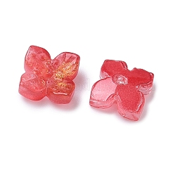 Embouts de perles de verre teints et chauffés&nbsp;GLAA-Z019-01G