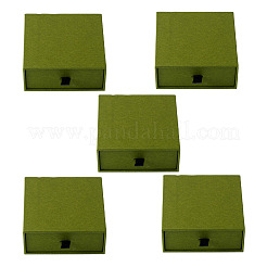 5 Stück Papier-Schmuckverpackungsschubladenboxen&nbsp;CON-TA0001-34C