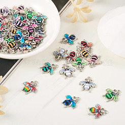60pcs 12 pendentifs en alliage de couleurs&nbsp;ENAM-TA0001-61