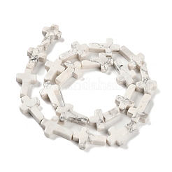 Chapelets de perles en howlite naturelle&nbsp;LS-G-I337-A07-02