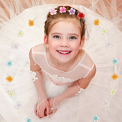 160 stücke 8 farben organza künstliche blume ornament zubehör&nbsp;DIY-GF0005-76
