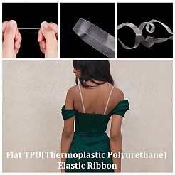 Ruban élastique plat en TPU (polyuréthane thermoplastique) de 30 m&nbsp;EW-NB0001-11D