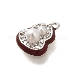 Adornos de latón micropavé de circonia cúbica&nbsp;KK-C085-21P