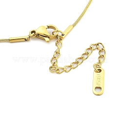 Ionenbeschichtung (IP) 304 Edelstahl & Kunststoff Perle Herz Anhänger Lasso Halsketten für Frauen&nbsp;NJEW-U016-02G