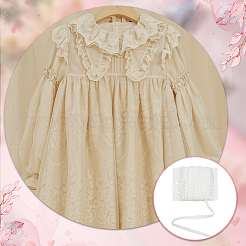 Ruban de dentelle en polyester de 15 mètre&nbsp;OCOR-WH0088-35C