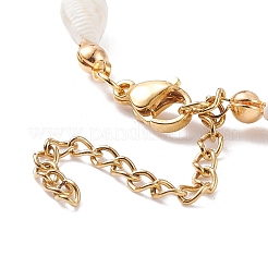 Braccialetto di perline di conchiglia naturale&nbsp;X-BJEW-JB08162