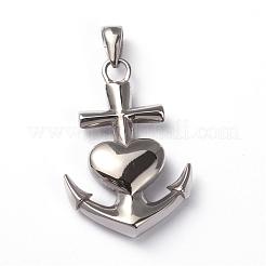 Pendentifs en acier inoxydable chirurgical 316&nbsp;STAS-K086-16P