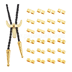 120 Stück 3 Stile Messing Bolo Tie Schieber Verschluss Zubehör&nbsp;KK-PH0011-01