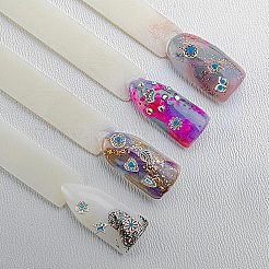 7 pz 7 colori pendenti in ottone con zirconia cubica&nbsp;KK-DR0001-03
