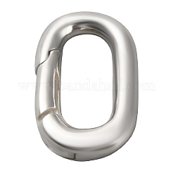 1 Stück: 925 Spring Gate-Ringe aus Sterlingsilber&nbsp;STER-BBC0008-50D