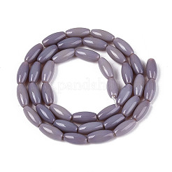 Chapelets de perles en verre opaques&nbsp;GLAA-T028-15P-01