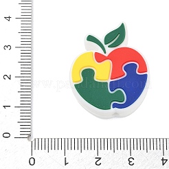 Perles de silicone sur le thème de l'autisme&nbsp;SL-CBAF318-D05