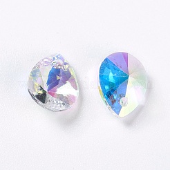 Ciondoli con strass in vetro sfaccettato k9&nbsp;LS-RGLA-F053-A-001AB