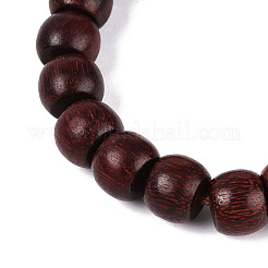 Unterlegscheibe Sandelholz Mala Perlenarmbänder&nbsp;BJEW-N010-012