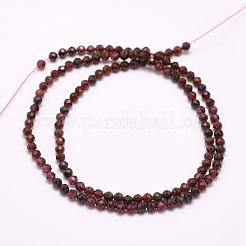 Natürlicher Granat Perlen Stränge&nbsp;G-F509-37-3mm
