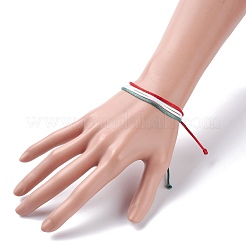 Einfaches Set aus Nylonschnurarmbändern&nbsp;BJEW-JB07376-01