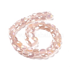 Fili di perle di vetro elettrolitico sfaccettato&nbsp;GLAA-G092-C01
