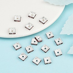 Messing Strass Zwischen perlen&nbsp;RSB074NF-17S