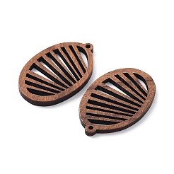 Pendentifs découpés au laser en bois de noyer&nbsp;X-WOOD-Q051-01H