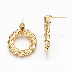 Orecchini pendenti in ottone&nbsp;KK-R117-030-NF