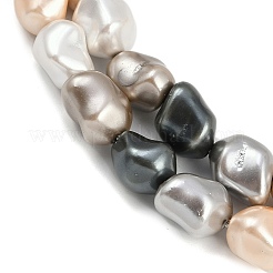 Perles de perles de coquille galvanoplastie&nbsp;BSHE-H113-05H