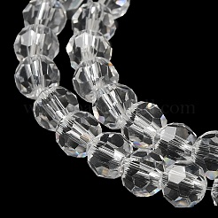 Perles en verre transparentes&nbsp;EGLA-A035-T6mm-D19