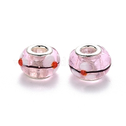 Handgemachte glasperlen murano glas großlochperlen&nbsp;LPDL-N001-010