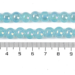 Perles de verre électroplaquées&nbsp;GLAA-G120-01J