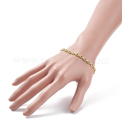 In ottone lettera iniziale u link catena collana braccialetto cavigliera&nbsp;SJEW-JS01235
