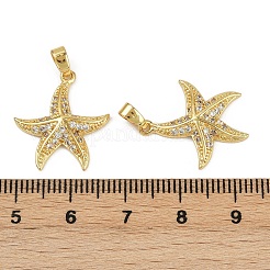 Ottone micro spianare pendenti zirconi&nbsp;KK-C093-17B-G