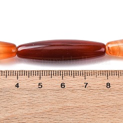 Natürlicher gebänderter Achat / gestreifte Achatperlenstränge&nbsp;G-Z113-A06