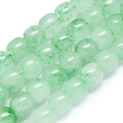 Natürliche Malaysia Jade Perlen Stränge&nbsp;G-B165-F09-10x10mm