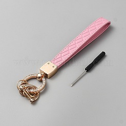 PU Leder Schlüsselanhänger&nbsp;KEYC-WH20008-25B