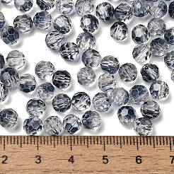 Perle rotonde di vetro di colori trasparenti&nbsp;SEED-F006-04A-09