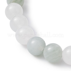 Braccialetti elasticizzati con perline rotonde di quarzo naturale da donna&nbsp;BJEW-TA00385