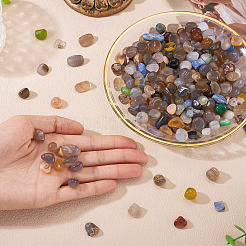 250 g de perles d'agate naturelle teintes et chauffées&nbsp;G-TA0002-73F