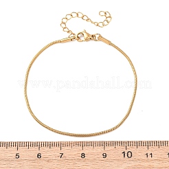 Schlangenkettenarmbänder aus 304 Edelstahl für Damen&nbsp;BJEW-G775-02G