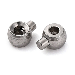 Ionenplattierung (IP) 304 Edelstahl-Crimpperlen&nbsp;STAS-P373-02P