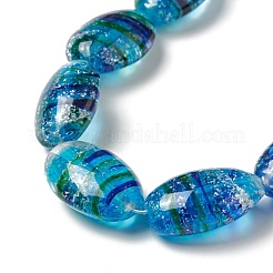 Chapelets de perles vernissées manuelles&nbsp;LAMP-C008-05A