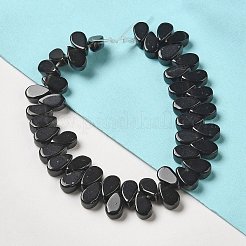 Natürliche schwarze Mahagoni-Obsidian-Perlenstränge&nbsp;G-B064-B53