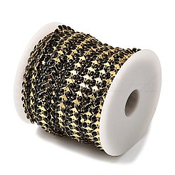 Chaînes à maillons en forme de feuille en laiton émaillé&nbsp;CHC-F021-02G-07