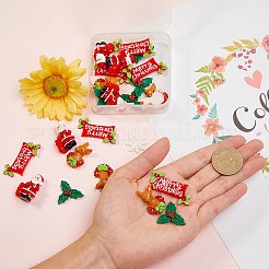 Décorations d'affichage à la maison en plastique à thème de noël&nbsp;AJEW-SZ0001-14